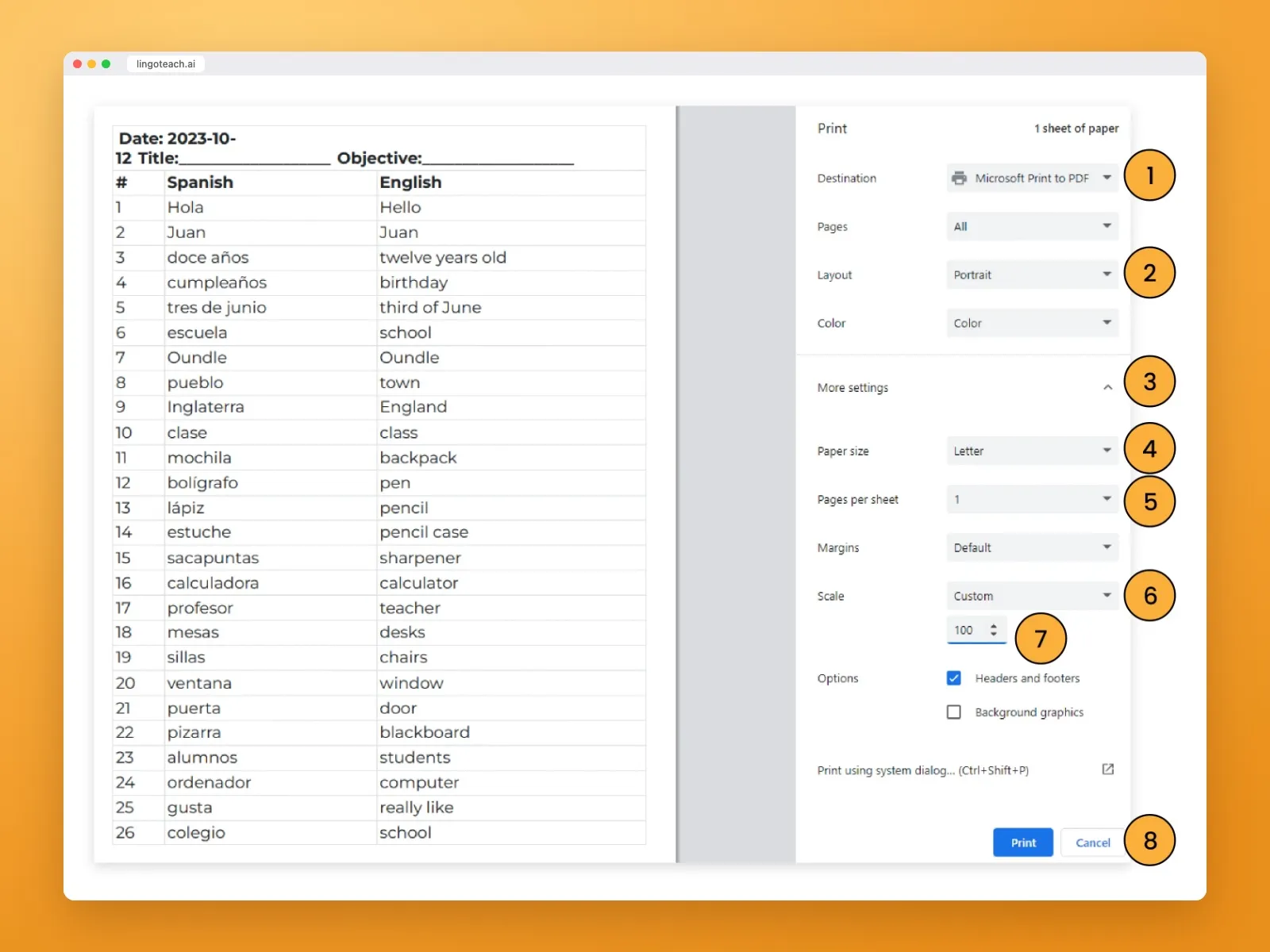 LingoTeach product screenshot 3