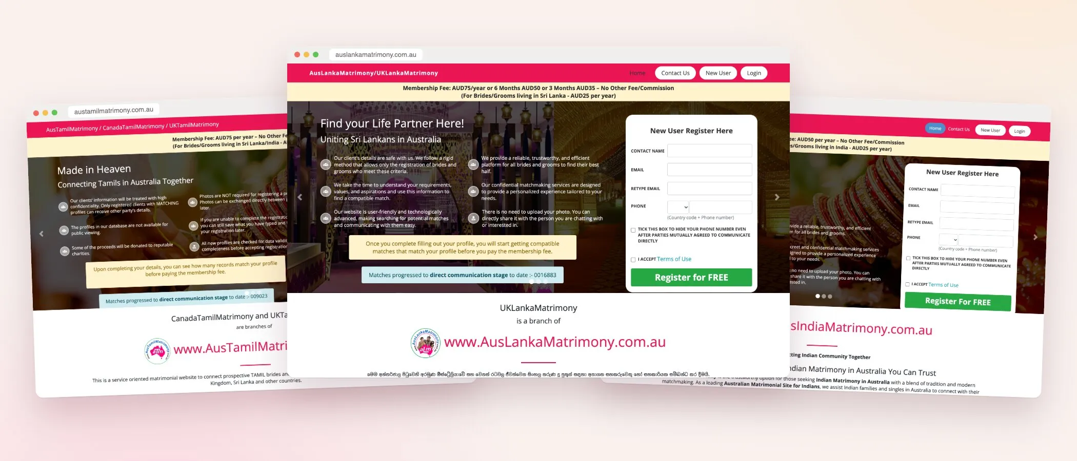 AusLanka Matrimony product screenshot 1